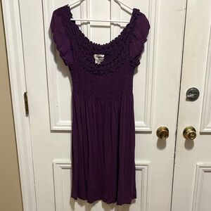 Max Studio Purple Mini Dress Medium